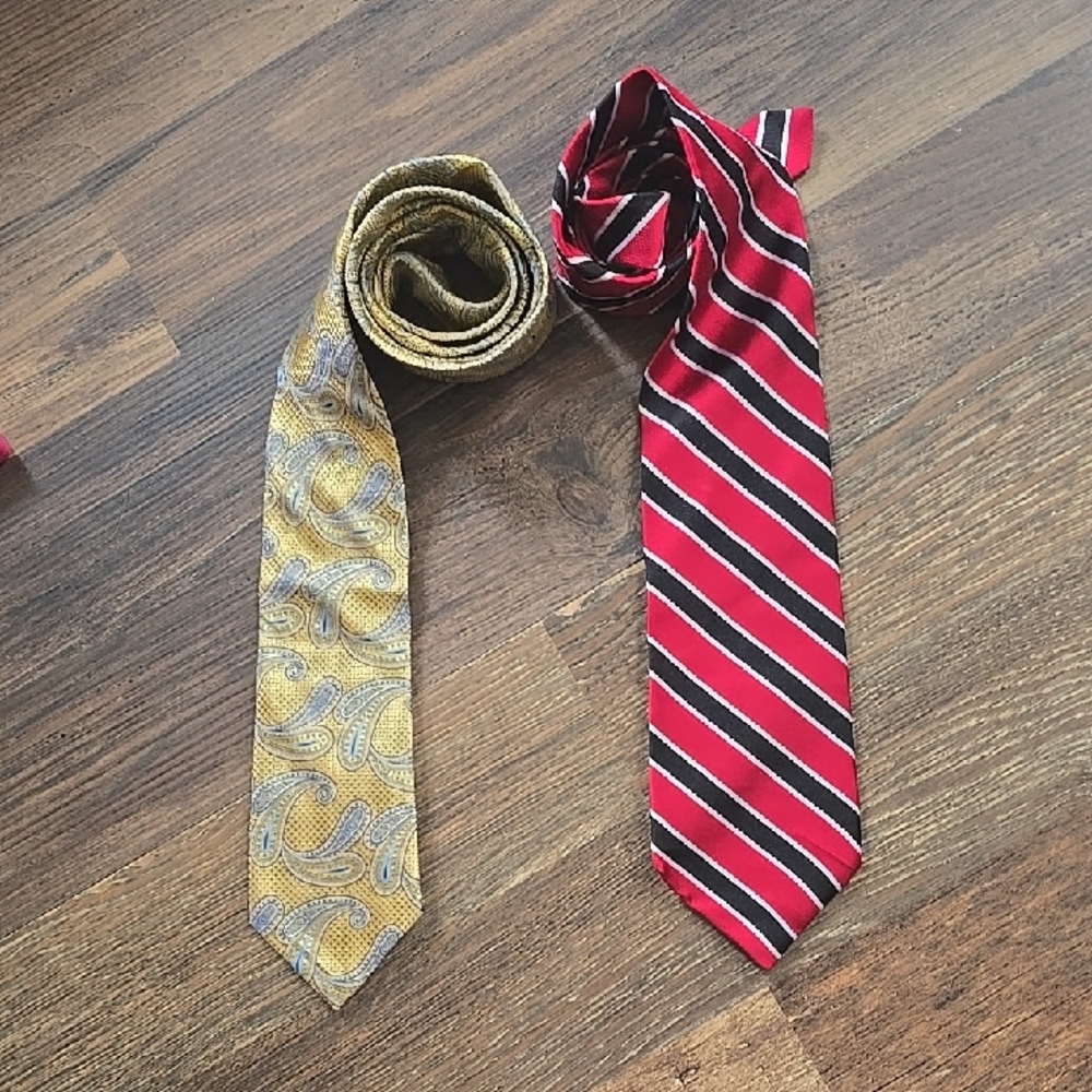 Elegant Paisley and Striped Men's Ties
